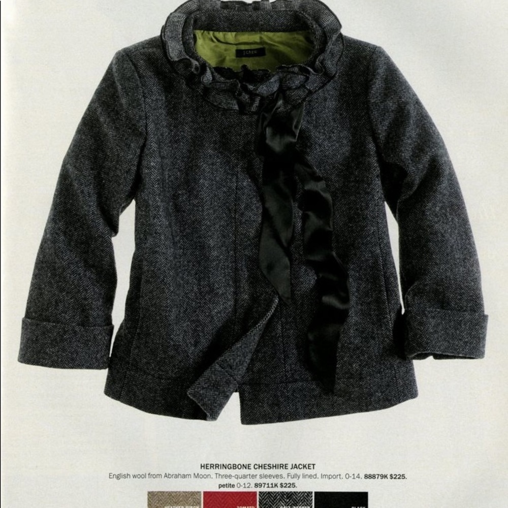 J. Crew Black Cheshire Jacket 10 🖤